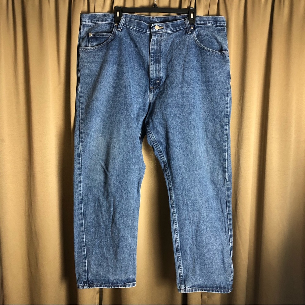 Wrangler Denim Levi Blue Jeans - 42x30 - Picture 1 of 10